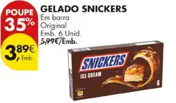 Pingo Doce gelado snickers promoção