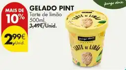 Pingo Doce gelado pint tarte de limão promoção