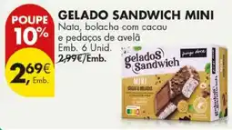 Pingo Doce gelados sandwich mini promoção