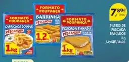 Pingo Doce Filetes de pescada panados pescanova promoção