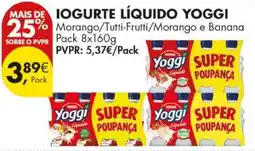 Pingo Doce Iogurte líquido yoggi promoção