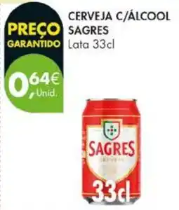 Pingo Doce Cerveja c/álcool sagres promoção