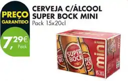 Pingo Doce Cerveja c/álcool super bock mini promoção
