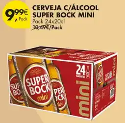 Pingo Doce Cerveja c/álcool super bock mini promoção