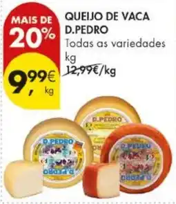 Pingo Doce Queijo de vaca d.pedro promoção
