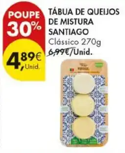 Pingo Doce tábua de queijos de mistura santiago clássico promoção