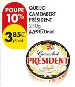 Pingo Doce Queijo camembert president promoção