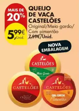 Pingo Doce queijo de vaca castelões promoção