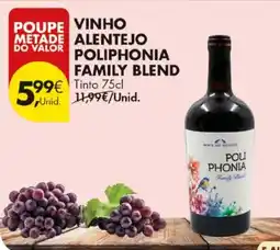 Pingo Doce vinho alentejo poliphonia family blend promoção