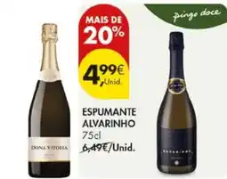 Pingo Doce Espumante alvarinho promoção
