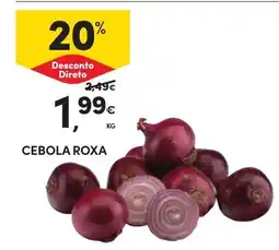 Continente cebola roxa promoção