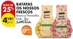 Pingo Doce batatas os nossos frescos branca/vermelha promoção