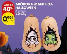 Pingo Doce Abóbora manteiga halloween promoção