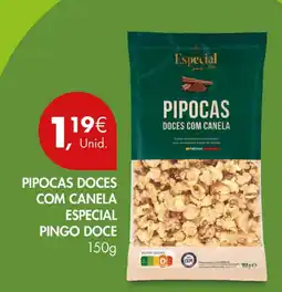 Pingo Doce pipocas doces com canela especial pingo doce promoção