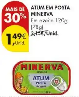 Pingo Doce atum em posta minerva promoção