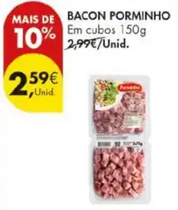 Pingo Doce Bacon Porminho promoção