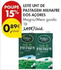 Pingo Doce leite de pastagem milhafre promoção