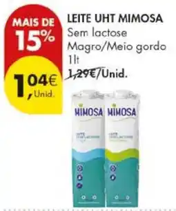 Pingo Doce leite uht mimosa promoção