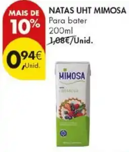 Pingo Doce Natas uht mimosa promoção
