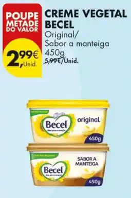 Pingo Doce creme vegetal becel promoção