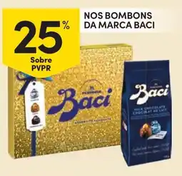 Continente Nos bombons 1% da marca baci promoção