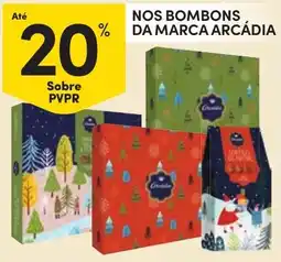 Continente bombons da marca arcádia promoção