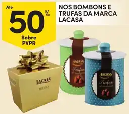 Continente bombons e trufas da marca lacasa promoção