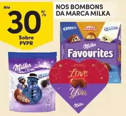 Continente nos bombons da marca milka promoção