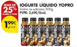 Pingo Doce Iogurte líquido yopro promoção
