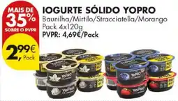 Pingo Doce Iogurte sólido yopro promoção