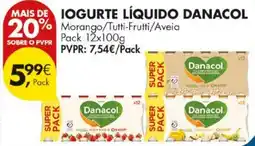 Pingo Doce Iogurte líquido danacol promoção