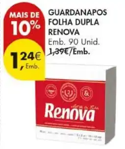 Pingo Doce Guardanapos folha dupla renova promoção