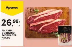 Continente Picanha de bovino fatiada skp angus promoção