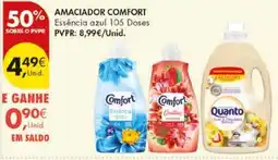 Pingo Doce Amaciador comfort essência azul promoção