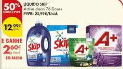 Pingo Doce Líquido skip active clean promoção