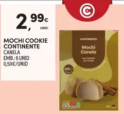 Continente Mochi cookie continente canela promoção