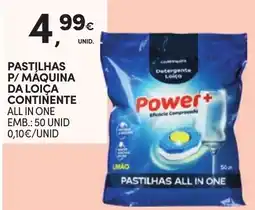 Continente Pastilhas all in one power+ promoção