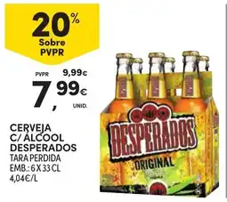 Continente Cerveja c/ álcool desperados promoção