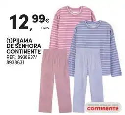 Continente Pijama de senhora continente promoção