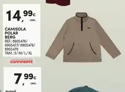 Continente Camisola polar berg promoção