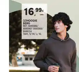 Continente hoodie berg promoção