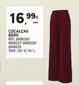 Continente Calças berg promoção