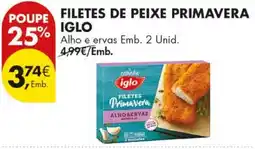 Pingo Doce filetes de peixe primavera iglo promoção