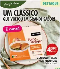 Pingo Doce Pingo Doce cordon bleu de frango promoção
