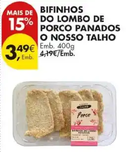 Pingo Doce bifinhos do lombo de porco panados o nosso talho promoção