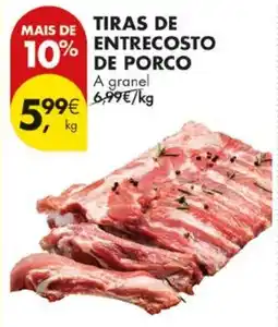 Pingo Doce Tiras de entrecosto de porco promoção