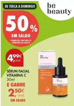 Pingo Doce Sérum facial vitamina c be beauty promoção