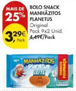 Pingo Doce Bolo snack manhazitos planetus promoção