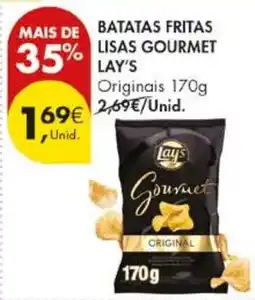 Pingo Doce batatas fritas lisas gourmet lay's promoção