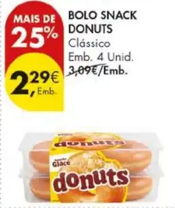 Pingo Doce Bolo snack donuts clássico promoção